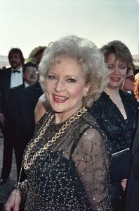 The universal old-lady haircut, as worn by the beautiful Betty White. (Photo by Alan Light)